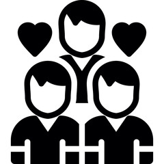 Community Group Glyph Icon