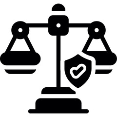 Defense Attorney Glyph Icon