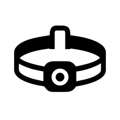 Headlamp with Adjustable Strap Icon Design