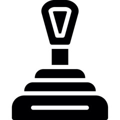 Gear Stick Glyph Icon