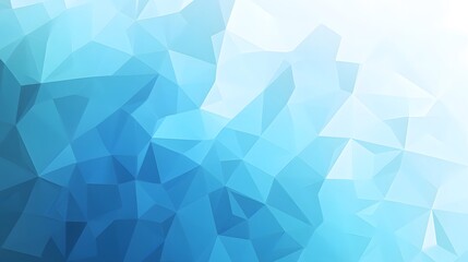 Abstract Blue Low Poly Background Texture