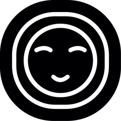 Stress Ball Glyph Icon