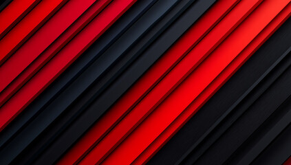Obraz premium striking abstract background featuring diagonal lines in shades of red and black, creating dynamic and modern visual effect. interplay of colors adds depth and interest