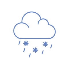 Sleet Vector icon