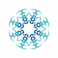 abstract floral seamless geometric pattern mandala background and wallpaper