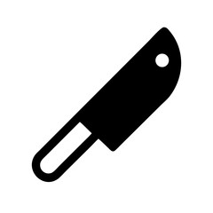 Kitchen Knife for Meat Cutting Icon Design