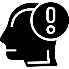 Attention Span Glyph Icon