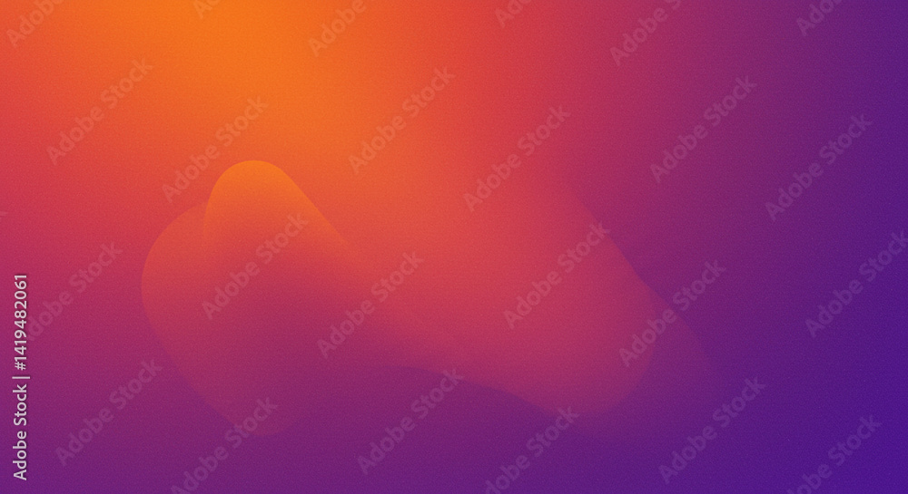 Aufkleber a vibrant gradient background featuring a smooth transition from orange to purple with soft blurred 