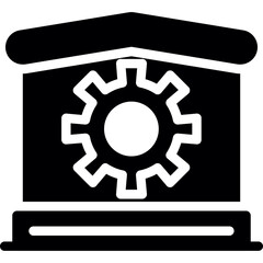 Property Manager Glyph Icon