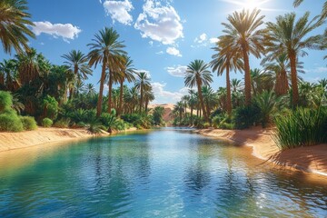 Obraz premium Oasis tranquility (1)
