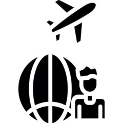 Family Reunification Glyph Icon