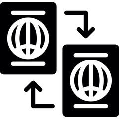 Immigrant Rights Glyph Icon