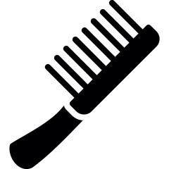 Comb Glyph Icon