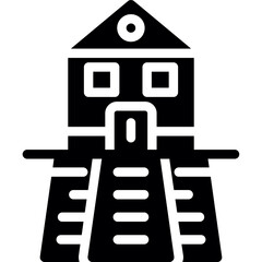 Farm Field Glyph Icon
