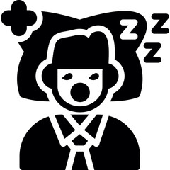 Sleep Health Glyph Icon