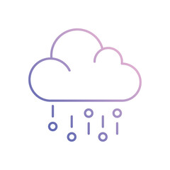 Light Hail  Vector icon