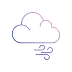 Fototapeta premium Wind Vector icon