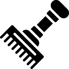 Rake Glyph Icon