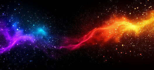 Fototapeta premium vibrant abstract gradient background featuring blend of colors including blue, purple, pink, orange, and yellow, creating dynamic and energetic atmosphere