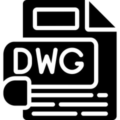 DWG Glyph Icon