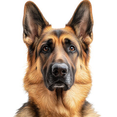 Faithful loyal German shepherd png dog png working dog png police dog png pet dog png canine companion png guard dog png obedience png dog portrait png transparent background image