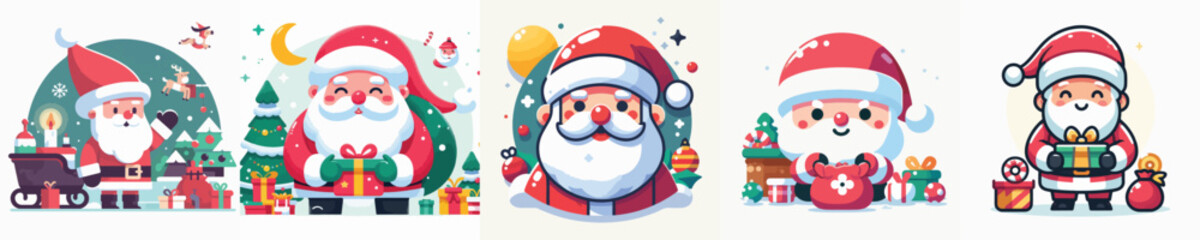 Vector of Santa Claus.