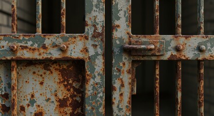Rusted Gate Detail - Photo