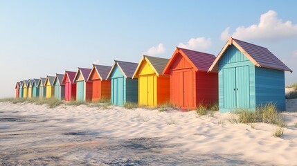 Sun And Sand With Two Friends High Resolution Picture