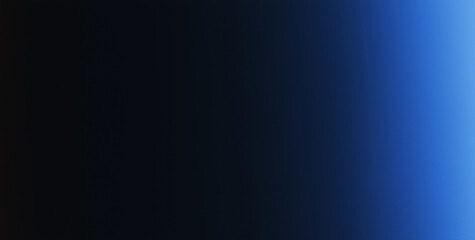 Obraz premium smooth gradient transitioning from black to blue, creating serene and modern background. This evokes sense of calm and sophistication, perfect for various design projects