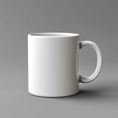 Obraz premium Logo-ready ceramic mug mockup transparent PNG