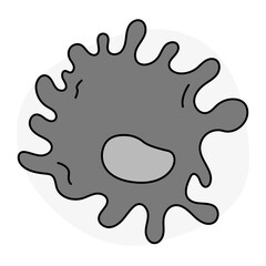 Dendritic Antigen Cell Icon. Antigen-Presenting Cell in Immunology