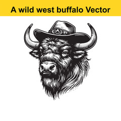 a wild west buffalo