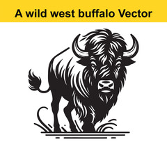 a wild west buffalo