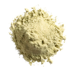 Pumpkin seed protein flour isolated on white, clipping --v 7.0