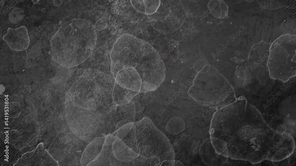 Poster abstract monochrome texture with soft rounded shapes background