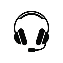 Headphone icon vector for web and mobile app. headphone sign and symbol