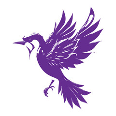 purple bird icon