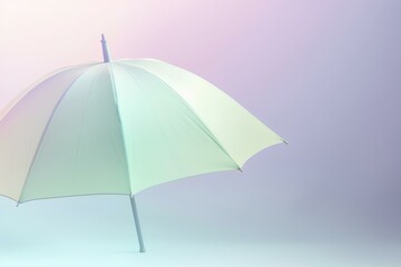 blue and white umbrella