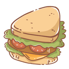 Illustration sandwich 