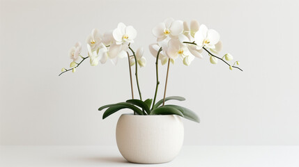 white tulips in vase