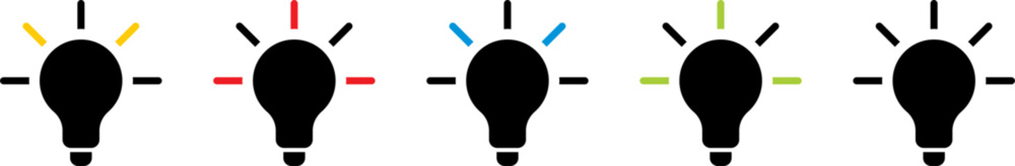 Light Bulb icons.eps