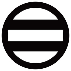 家紋です。丸に二つ引きといいます。