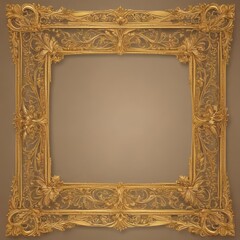 gold picture frame, antique gold frame, antique gold picture frame