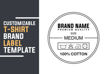 Clothing Tags Size Label Template