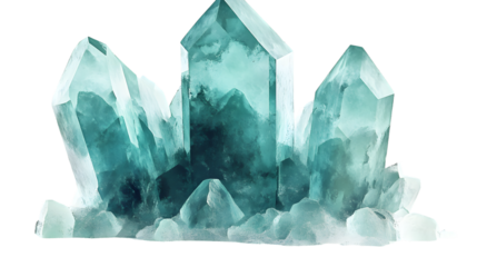 Stunning Amazonite Gemstone Isolated on White Background for Jewelry Designs