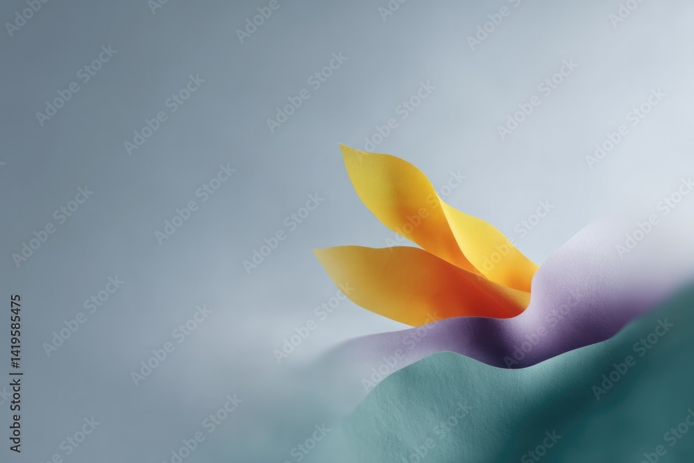 Aufkleber capture vibrant abstract wallpaper design featuring dynamic shapes and colors on clean background