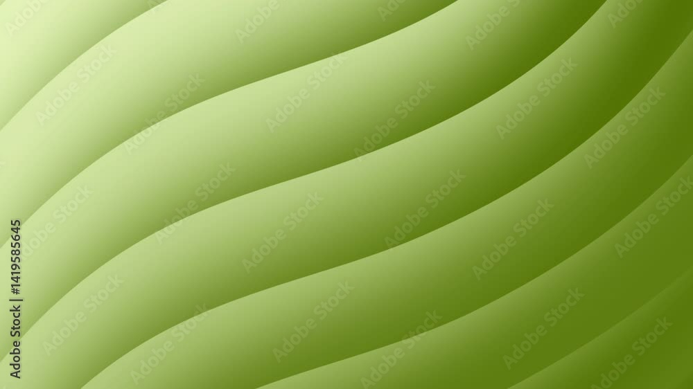 Poster a smooth, undulating green surface with subtle gradients creates a calming and organic visual effect