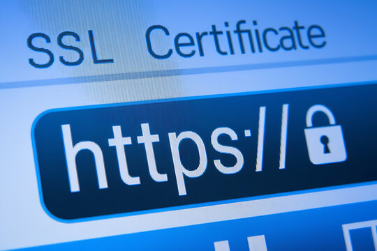Close-Up of Browser Window with Lock Icon for HTTPS Encryption and Cybersecurity, ssl lock, ssl padlock, website design, ssl badge, ssl shield, Https, TLS, SSL certificate