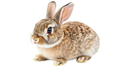 Obraz premium Adorable Spotted Rabbit: An Essential Pet Portrait for Professionals