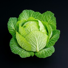 Obraz premium Fresh Cabbage Close-up